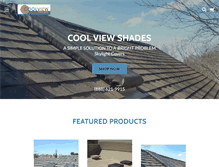 Tablet Screenshot of coolviewshades.com
